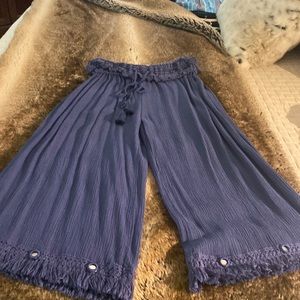 Blue womens capris. Size S.